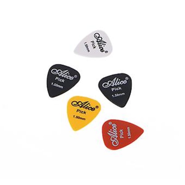 5 x GITARRPLOCK PLEKTRUM Plec ELEKTRISK AKUSTISK Blandade Färger