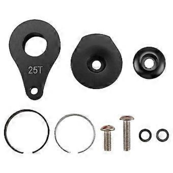 25T Styreservo Arm Horn 1 Hul til RC Crawler Bil Stort Moment Digital Servo Opgraderingsdele Sort