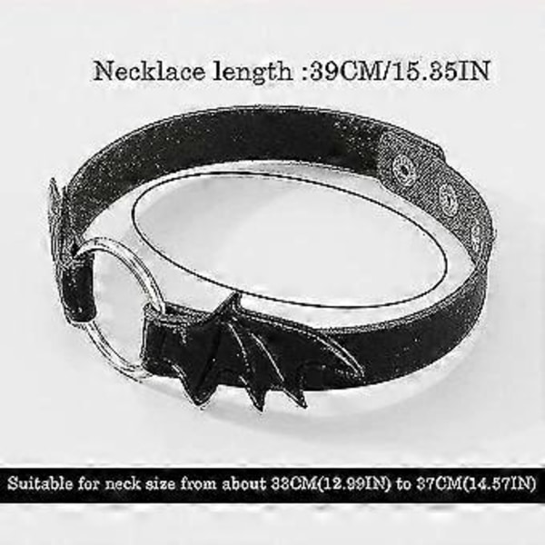 Gothic Flaggermus Halsbånd Choker Halskjede