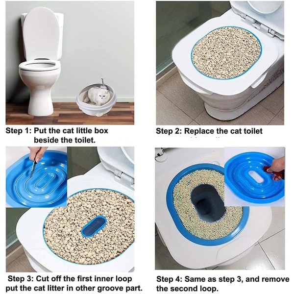 Cat Toilet Training Kit, Cat Toilet Trainer