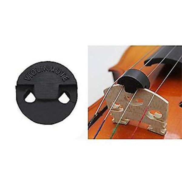 Violin/Viola Dobbelt Hul Dæmper til Violin Øvelse Tourte Stil Fiddle Lyddæmper