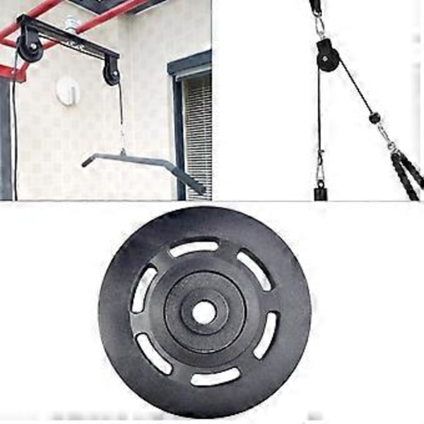 90mm Köysipyörä, Vaijerikela Nylonpyörä Köydet DIY Kuntosalilaitteet