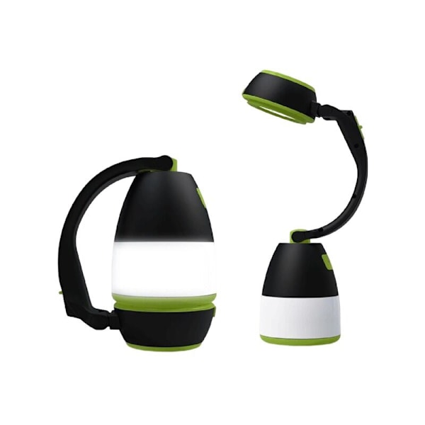 3 i 1 USB-laddningsbar multifunktions LED-lampa, idealisk för camping, vandring, kontor eller hem