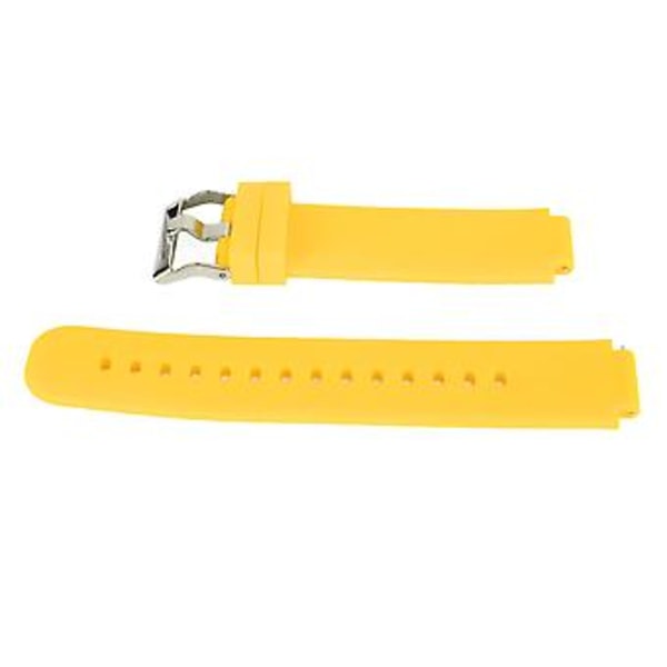 Vaihtoranneke Säädettävä Pehmeä Silikoninen Kellon Ranneke Watch 2 A1807 Verge 2 Keltaiselle