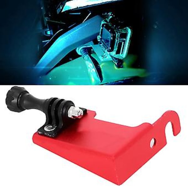 Fäste för Go Pro, Aluminiumlegering Motorcykel Främre Motorcykel Kamerafäste Vänster Framfäste för Go Pro Finjusterad Prestanda