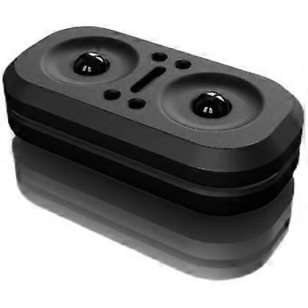 Uggla Fidget Rotate Slider EDC Vuxen Metall Ångest Stress Relief Leksaker, Svart