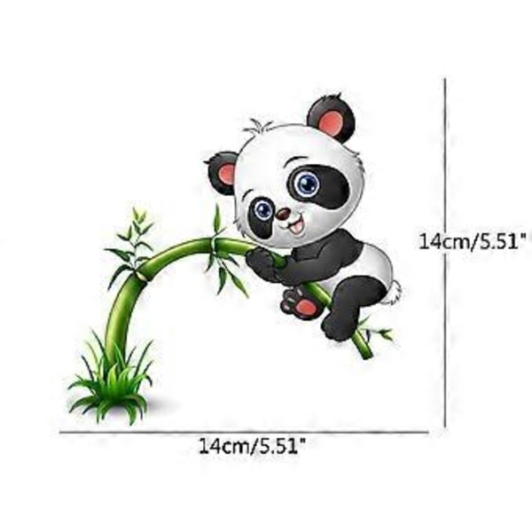 for Creative for Giant Panda Klistremerker Bilvindu Dekal Hjemmevegg Gulvdekor