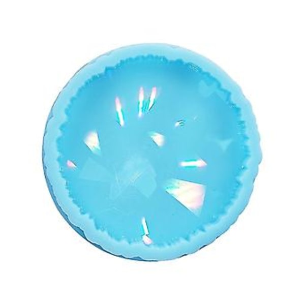 Holografisk Pad Måtte Er Epoxy Resin Form Silikoneform DIY Håndværktøj, Irregulær Rund