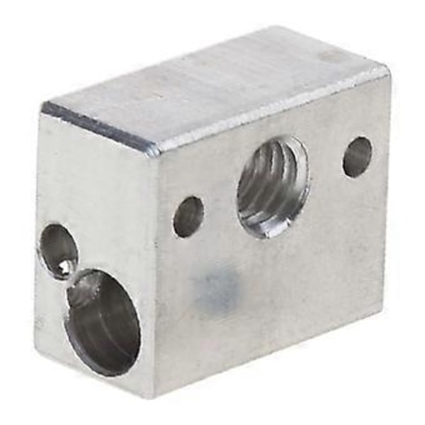 3D-skrivardelar V6 Värmeblock Aluminiumblock Till J-head Hotend Extruder Hotend Värmeblock Aluminium