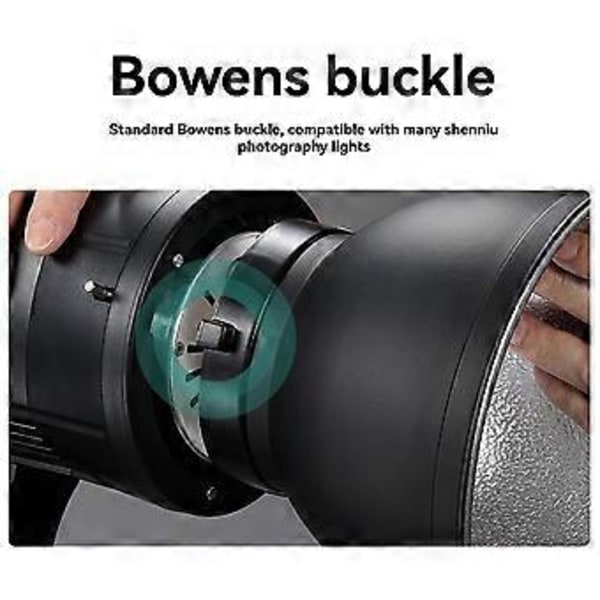 Vakioheijastin Diffuusori Lampunvarjostin Astia 55 Aste Bowen-kiinnityksellä Studio Strobe Salamavalo Speedliteille