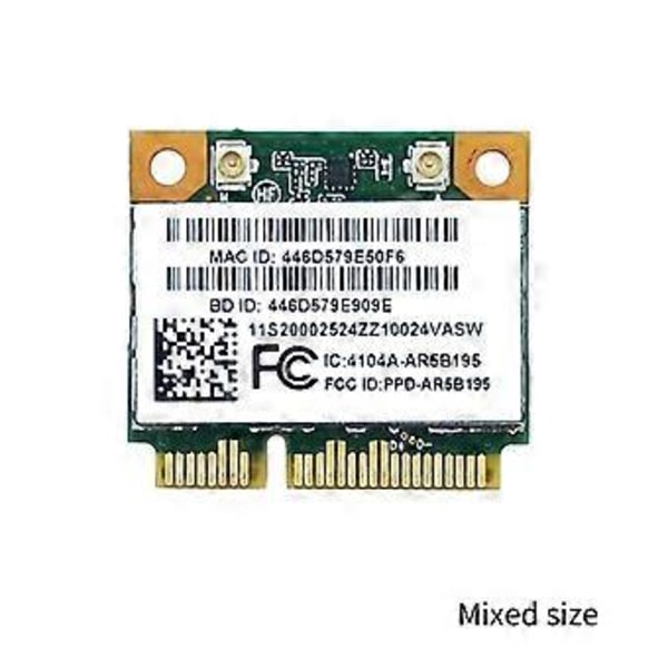 Netværksadapter Trådløst WiFi-kort til Laptop G480 G580 G780 Y480 Y580 Y570 AR5B195 AR9285 2.4G+Bluetooth3.0-kompatibel