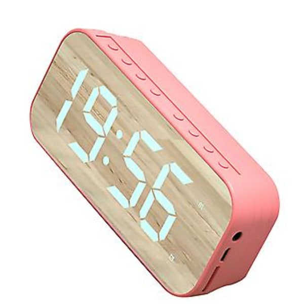 Trådlös Bluetooth-högtalare Väckarklocka, Bluetooth-högtalare Väckarklocka Sängbordsväckarklocka Digital Klocka med Bluetooth-högtalare Kvalitet Du Kan Lita På