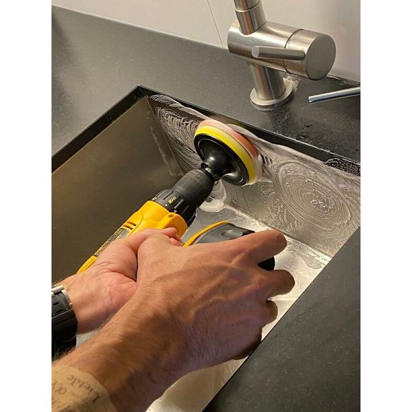 22-delt børstekoblingssett Elektrisk skrubbebørste Drill Brush Kit Skrubbebørste med lang forlengelse