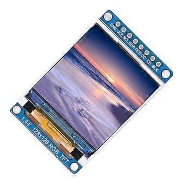1.44 tuuman TFT LCD -näyttömoduuli ST7735-sirulla, IPS-liitäntä, 128x128, laaja katselukulma, HD LCD -näyttö