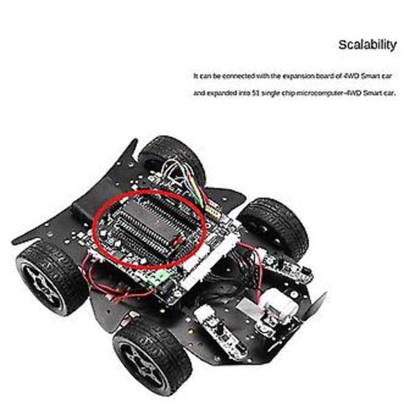 51 Yksisiruisen ytimen kehityskortti Pieni järjestelmäkortti 4wd Älyauton laajennus Stc12c5a60s2