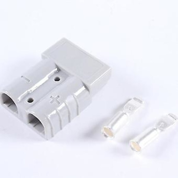 10kpl Anderson-liittimen pistoke 50A 600V 6AWG hopeoitu kiinteä kupariterminaali AC/DC-virta
