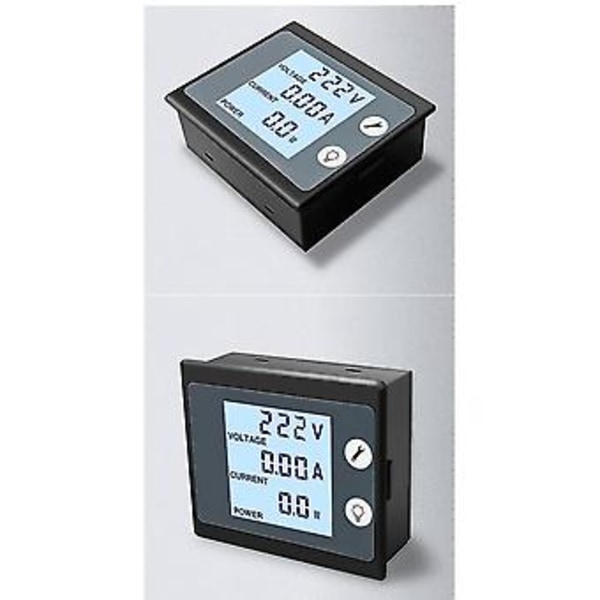 AC 80–260 V LCD Digitaalinen 100 A Voltti Wattitehomittari Ampeerimittari Volttimittari 110 V 220 V