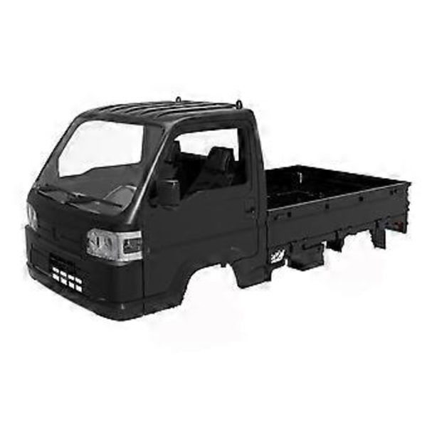 RC Bil Karosseri Lastebil Karosseri for 1/16 D12 WL01 LD1297 RC Bil Oppgraderingsdeler Reservedeler Tilbehør Svart