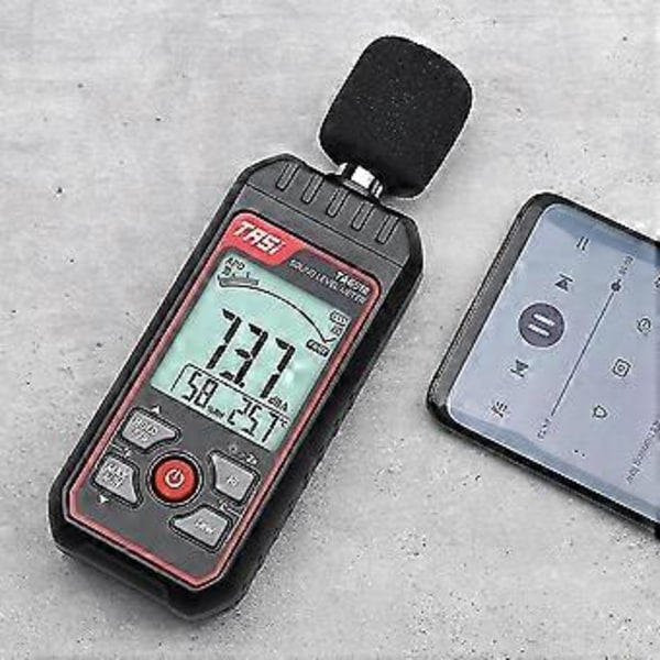Ta651a Digital Lydniveau Måler Logger 30-130db Audio Støjmålingsinstrument Mini Db Meter En