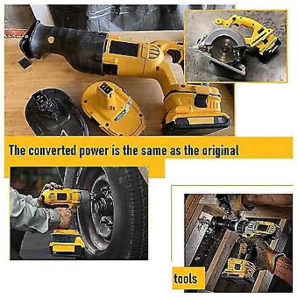 Batteriadapter Konverter Dca1820 Til 18v Værktøj, 20v Batteri Dcb203