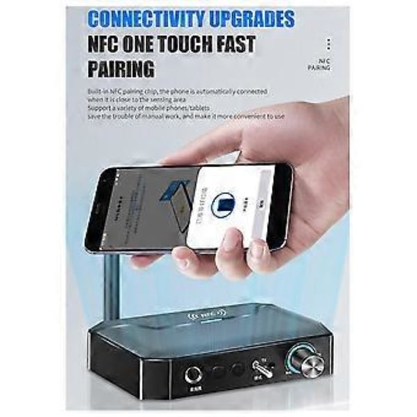 Ny Bluetooth Receiver 5.1 Audio Adapter til Gammeldags Højttalerforstærker Dedikeret til 6.5 Mikrofon Karaoke.