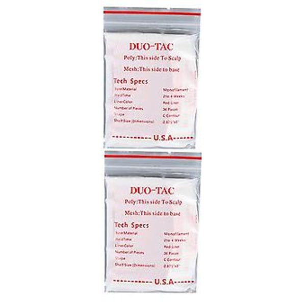 72 stk/lot Duo Tac Blonde Parykk Dobbeltsidig Tape Slitting Line H Extens Strips For Toupe
