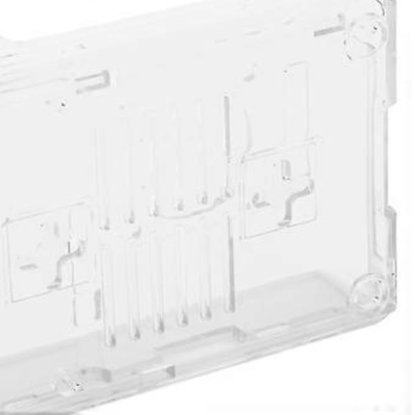 Skal Skyddsbox Frostat Fodral ABS för Raspberry Pi 3B 3B+ E Stil med Skruvar (Transparent)