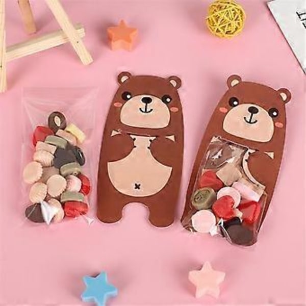 Sarjakuvaeläin Karkkipussi Lahjakassi Söpö Kani Leijona Välipala Keksi Pussi Viidakko Syntymäpäiväjuhlat Babyshower Koristelu A
