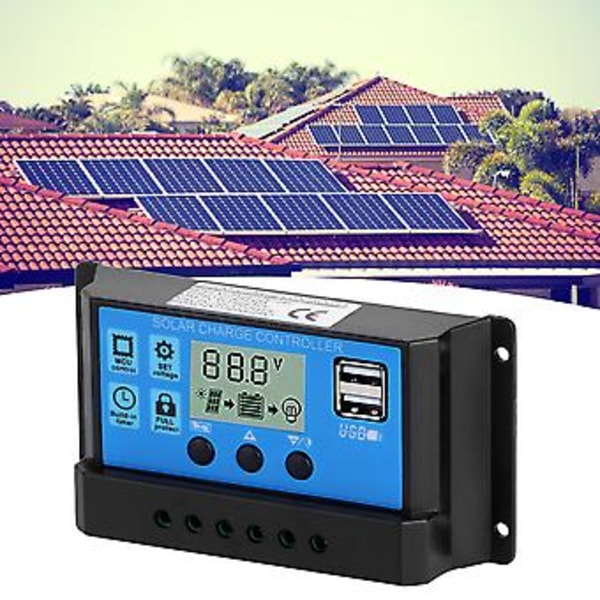 Solenergi Controller, 50A 5V Controller Husholdningsværktøj Controller Overlegen Håndværk