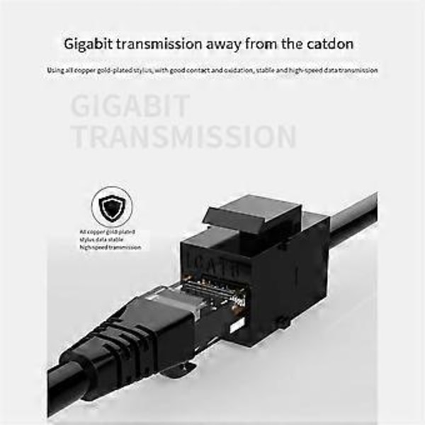 RJ45 Cat6 -liitin UTP Inline -liitin Naaras-Naaras Cat6 -liitin Cat6 -liitin 1 kpl