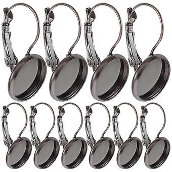 20 stk. Bezel Anheng Brett Base Øredobber Innstillinger Brett Øredobber Kroker Med Bezel Brett Øredobber Anheng Emner