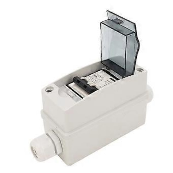 Mini Strømafbryder DC 12-400V AC 90-400V Dobbelt Strøm 16A Solcelleafbryder med IP65 Vandtæt Boks