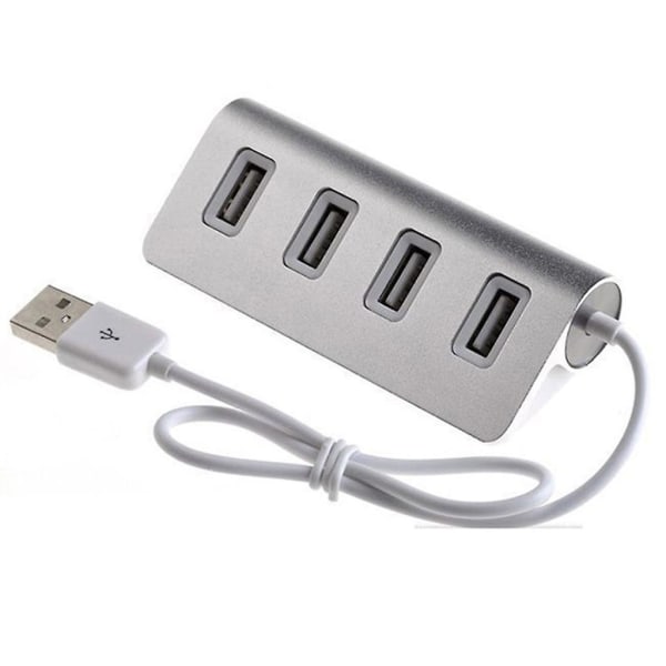 Usb 2.0 Hub Multi-usb Splitter Adapter 4 Porter Høyhastighets Multi-port Hub