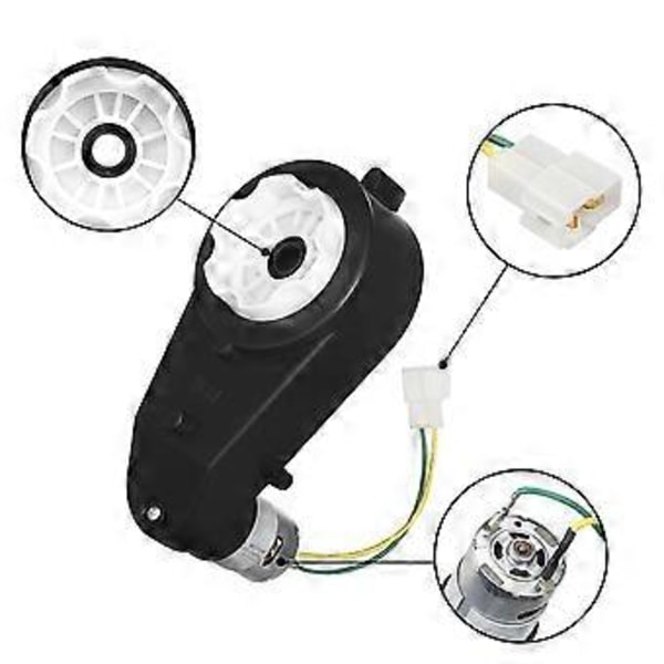 2 kpl Lasten Sähköauton Vaihdelaatikko 550 12V Moottori 40000RPM Sähkömoottori Vaihdelaatikolla Suuri Nopeus RS550 DC Moottori