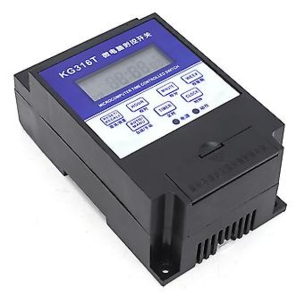 SK-02 Mikrotietokoneen Aikakytkin Ajastusviiverele kotitalouskäyttöön 12V 10A