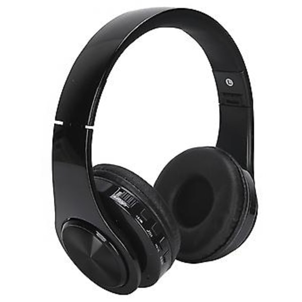 Bluetooth 5.0 Kuuloke Langaton Over Ear Stereo Headset Mikrofoni Pelikuulokkeet Musta