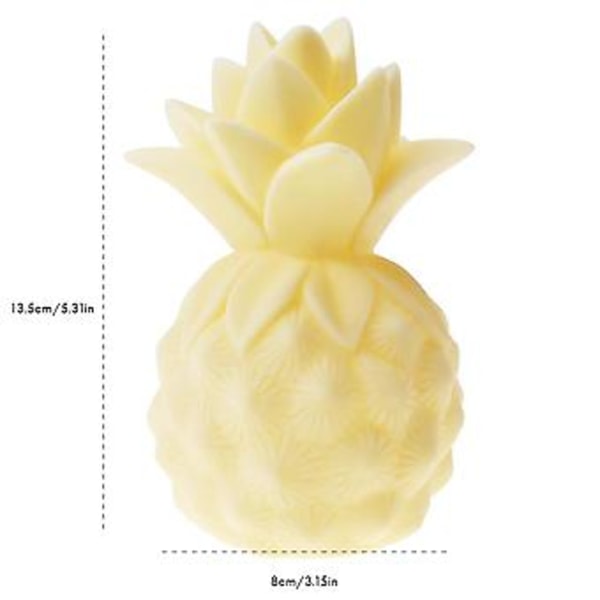 Nattlampa, LED Tecknad Ananas Natt LED Tecknad Ananas Nattlampa Snabb Respons
