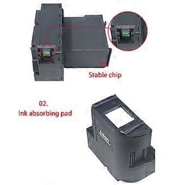 Jätevärisäiliö T04D1 EWMB2, sopii Epson L6170 L6171 L6178 L6198 L6190 L6191 L6160 L6166 L6168 L6176 -tulostimiin