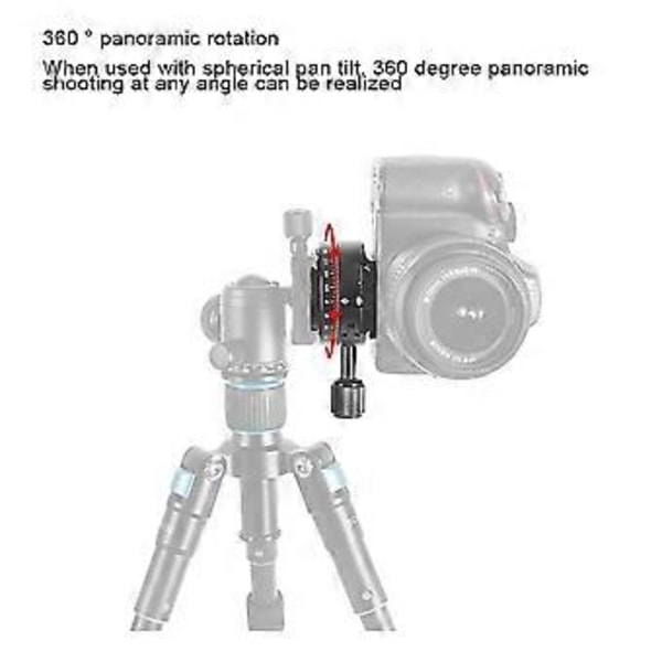 Kameraklemme Panoramaklemme Stativ Monopod Hurtigutløserplate Feste Roterende Klemme For Arca Plate D