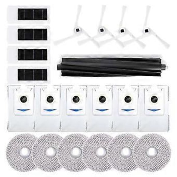 For Deebot X2 Omni/X2 Pro/X2 Robot Støvsuger Tilbehør Rulle Hoved Sidebørste Hepa Filter Moppeklut Deler