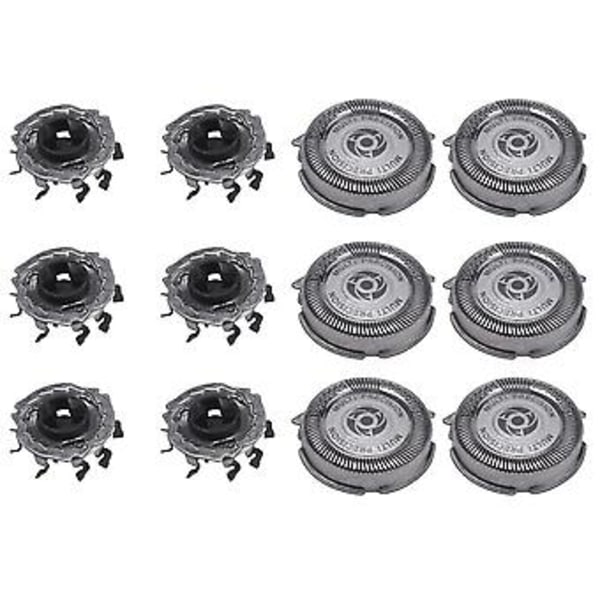 6 kpl Sh50 -vaihtopäitä Series 5000 -parranajokoneisiin, S5000 S5420 S5380 S5351 Multiprecision -terä