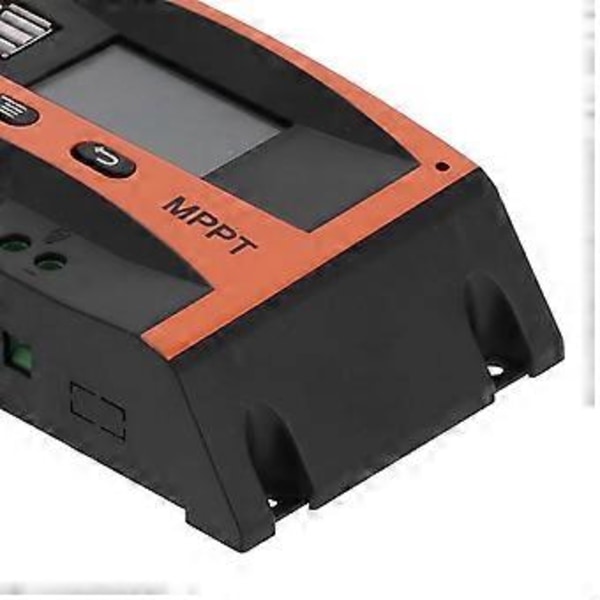 Solarladdningsregulator Panel Batteri Fotovoltaisk MPPT Regulator med Dubbla USB-Portar 12V/24V20A