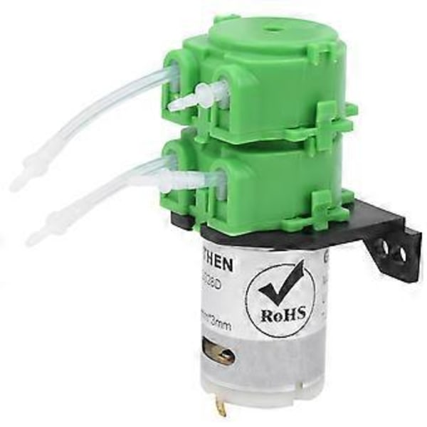 Peristaltisk Pumpe Mini Dobbelthode Dosering Vannsirkulasjonspumpe 1x3mm for Viskøs Ikke-Viskøs Væske (DC24V)