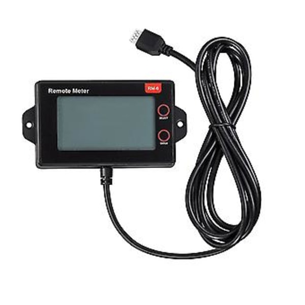 -6 Fjärrmätare LCD-display för SRNE-serien MPPT Solcellsladdningsregulator Realtidsövervakning av data och driftstatus