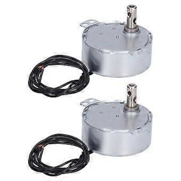 2 stk. AC Motor Synkron CW/CCW Retning Mini Elektriske Maskindele 220-240V 30-36R/MIN 4W
