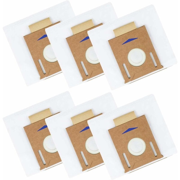 6 Pieces Dust Bags Accessories Set for Ecovacs DEEBOT OZMO T8, T8 AIVI, T8+, T8 AIVI+, T8MAX, N8+, N8 Pro+, T9+, DX93 DDX96 Robot Vacuum Cleaner