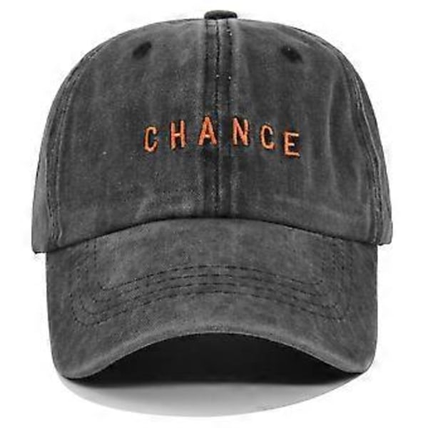 Tredimensjonal broderi baseballcaps vasket for å lage gammel caps CHANCE brodert caps solskjerm
