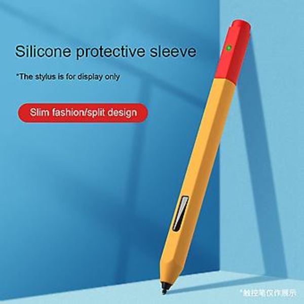 Etui til Surface Pen Stylus Sleeve Split Blyant Pen Sleeve Silikone Beskyttende Pen Sleeve