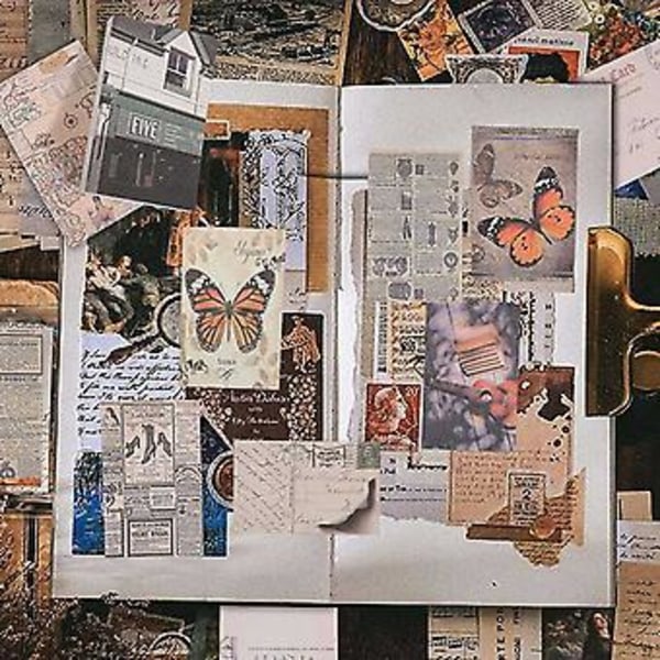 480 st Vinta Scra, Scrap För Junk Journal Estetisk Vinta, Scra