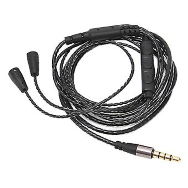 OFC Hovedtelefon o Ledningsudskiftning o Kabel med Volumenkontrol og Mikrofonfunktion til IE 8 IE 80